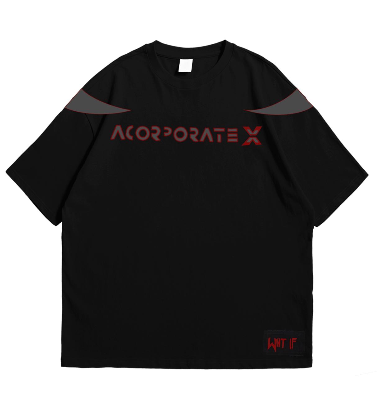 Cyberpunk Back Design -ACORPORATE X Tee